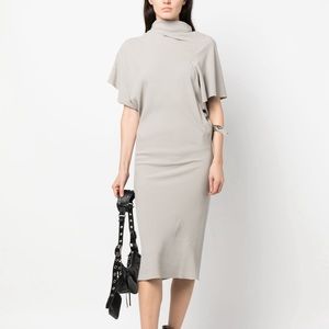 Rick Owen’s Ivory Seb Dress in Silk